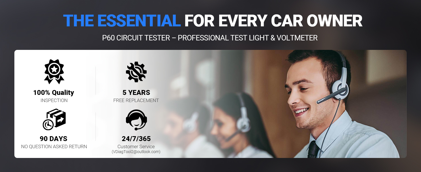 P60 test light automotive