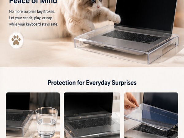 Clear Acrylic Keyboard Cover