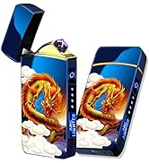 Arc Lighter, Smart Electric USB Rechargeable Lighter Windproof Flameless Lightweight Plasma for F...