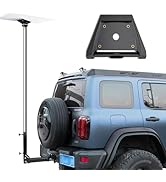 Starlink Gen 3 Pole Mount, Ybervont Starlink Trailer Hitch Mounting Kit, Fits 2 in Square Receive...