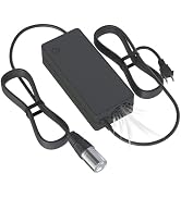 New Upgrade 24V 5A Battery Charger with Fan Cooling 3-Pin Male XLR Connector Compatible with Prid...