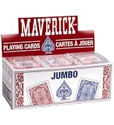 Maverick Jumbo 12 Pack Playing Cards , Blue