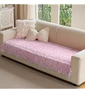 HOMLOVE Couch Cover Washable, Sofa Covers for Pet, Sofa Slipcover with Rose-Pattern, Couches Prot...
