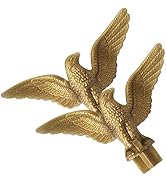 Angoily Eagle Flag Pole Topper, 2Pcs 2026 Plastic USA Flagpole Ball Topper for Yard House, Eagle ...