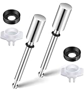 Enhon 2 Set Tub Spout Diverter Repair Kit, Includes 2 x Diverter Valve Stems, 2 x Cup Seals and 2...