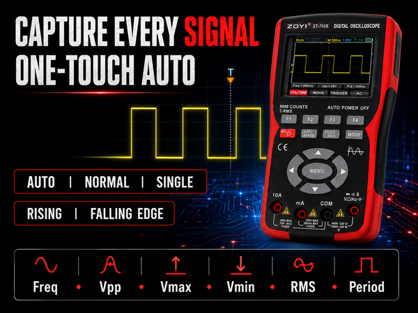 ZT-702S 2 IN 1 OSCILLOSCOPE MULTIMETER