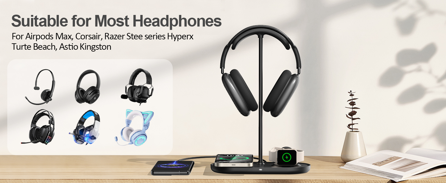 3-in-1 Headphone Holder