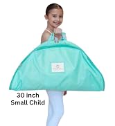 Girls 30 inch tutu Pancake Dance Bag 3 Inch Gusset Kids seafoam green teal pancake tutu bag