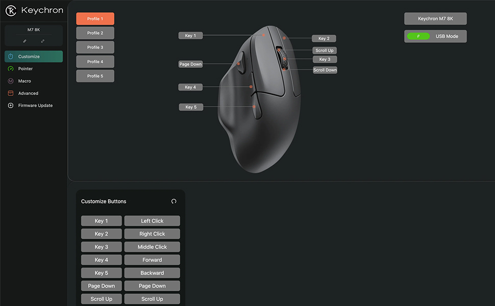 M7 8K Wireless Mouse