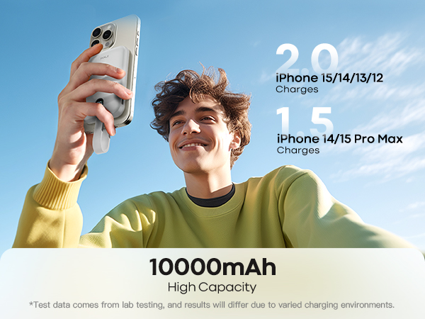 portable charger power bank Magnetic Power Bank Wireless Portable Charger with Fast Charging