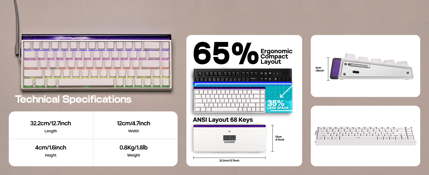 Wired Magnetic Gaming Keyboard