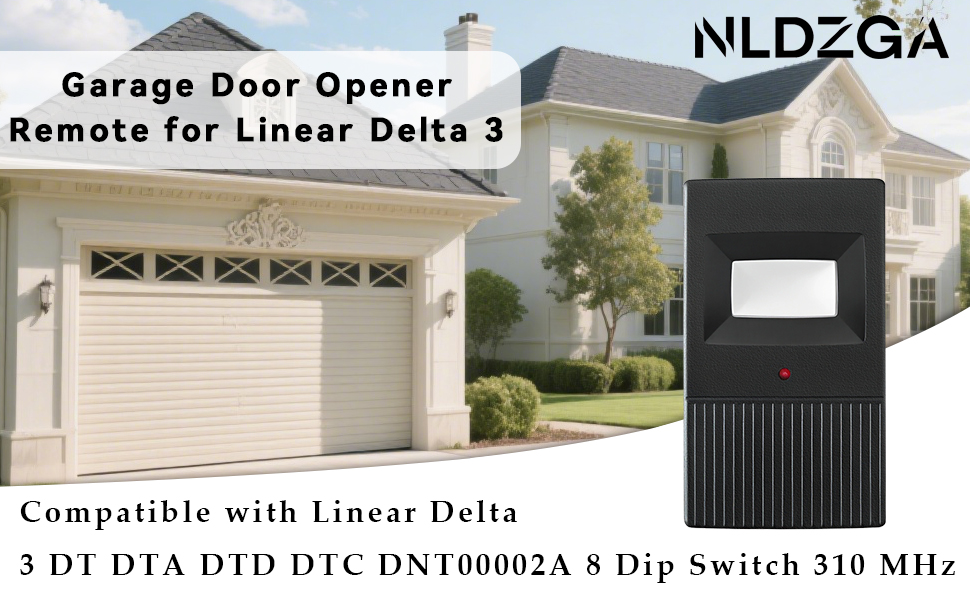 Garage Door Opener Remote Compatible with Linear Delta 3