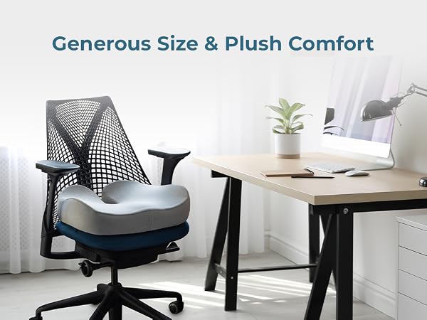 Generous Size & Plush Comfort