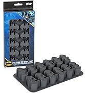 ICUP DC Comics Batman Silicone Ice Cube Tray – Officially Licensed Batman Merchandise, Logo Ice C...