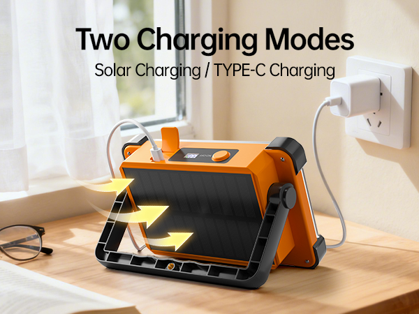 solar work light