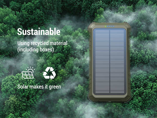 Sustainable Using recycled material (including boxes)