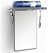 TAILI Shower Mirror Fogless for Shaving with Razor Holder, Anti-Fog with Powerful Suction for Bat...