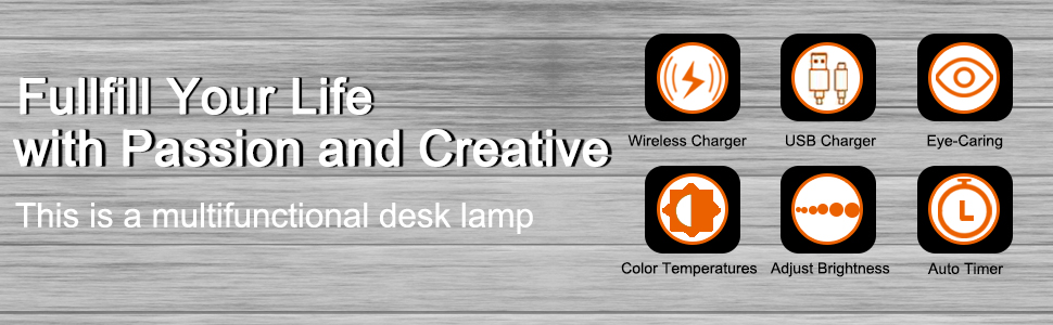 multifunctional desk lamp