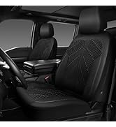 CAR PASS Waterproof Car seat Covers Front Seats Covers Neoprene Wetsuit, All-Weather Non-Slip Dur...