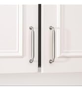 Goldenwarm 10 Pack 5 Inch Brushed Nickel Cabinet Pulls Kitchen Cabinet Handles Solid Zinc Alloy H...