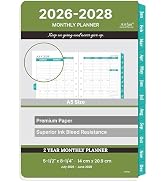 2026-2028 Monthly Planner Refill - Planner Inserts with 7-Hole Punched, 5-1/2" x 8-1/2", July 202...