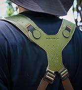 PGYTECH Camera Strap Master, Leather Dual Shoulder Harness for 3 Cameras, Adjustable Camera Harne...