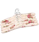 Fazanwey Padded Hangers for Clothes Satin Hanger Clothes Hanger Padded Hangers for Women Sweaters...