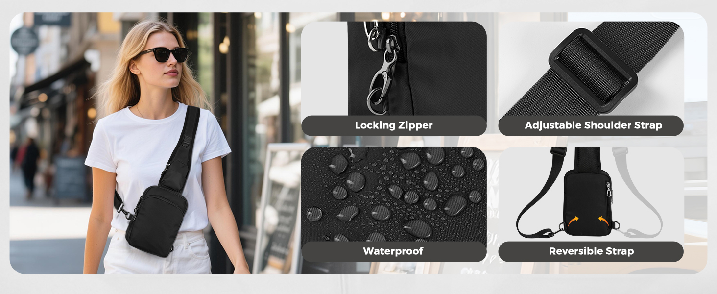 Anti Theft Crossbody Bag