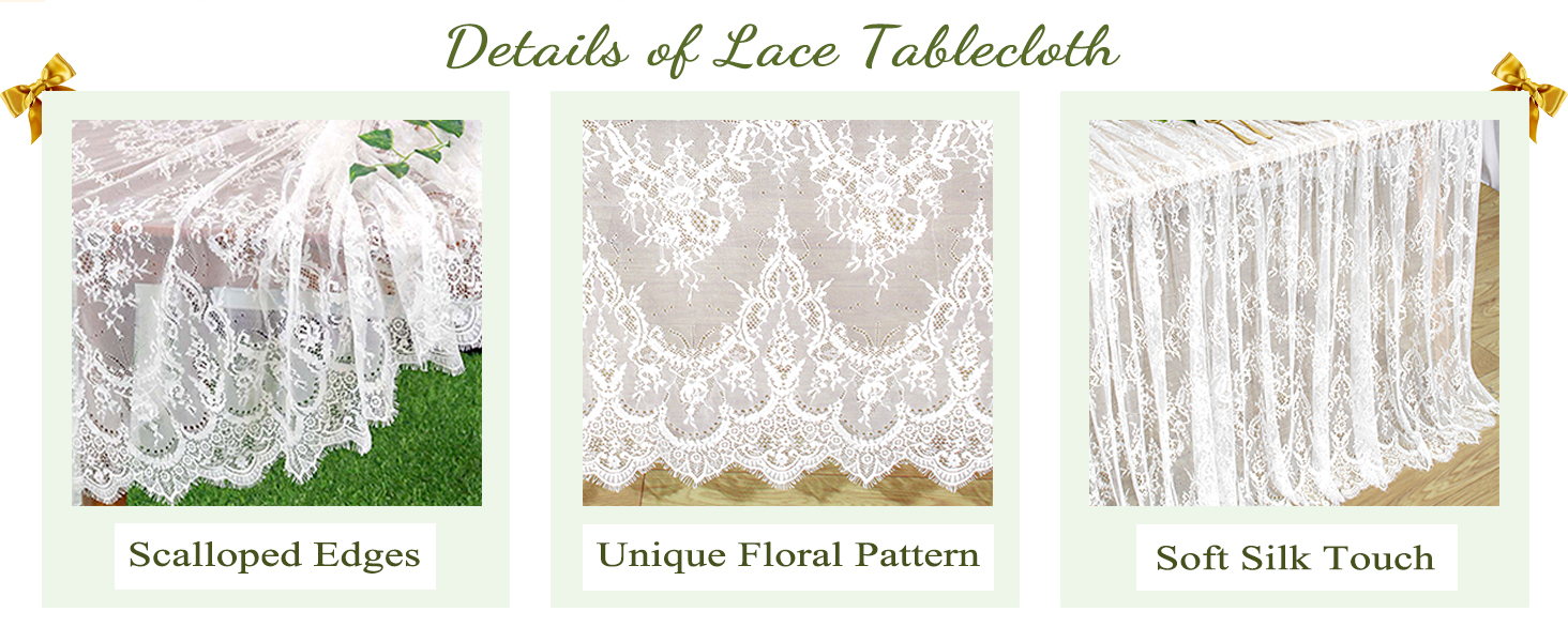 LACE TABLECLOTH DETAILS