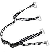 Chinstrap for Hard Hat Series, Hard Hat Chin Strap Y Shape 28cm Expandable Black White Color Bloc...