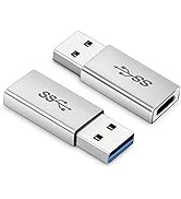 Electop USB 3.1 Type C Female to USB A Male Adapter (2 Pack), Type A to C USB 3.1 Female to USB A...