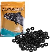 Alwonder 250-Pack Bait Stoppers Pegs Small Silicone Pegs for Pegging Soft Plastic Fishing Lure, M...
