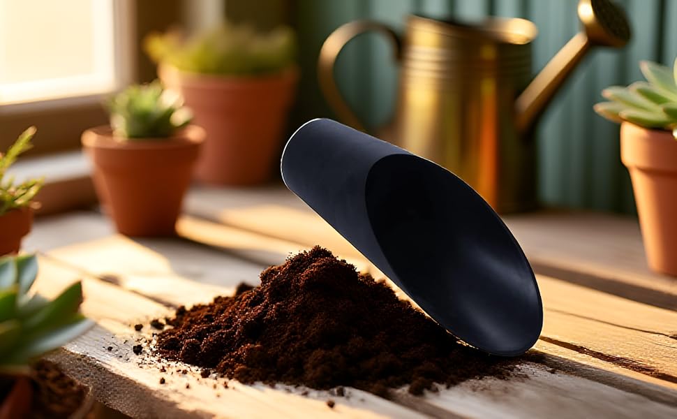 Black Bonsai Soil Scoops