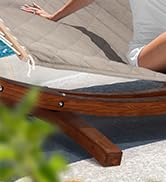 wood hammock stand with hammock