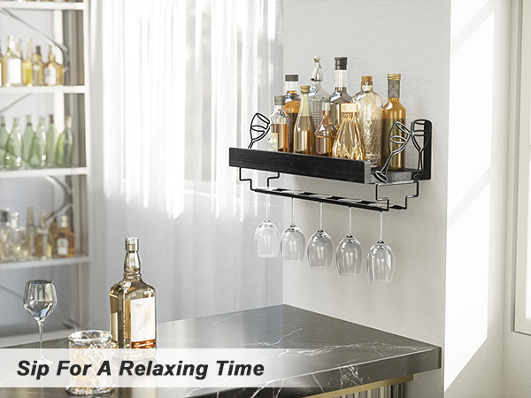 wine shelf