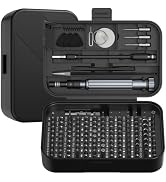 RARTOP Precision Screwdriver Set, 150 in 1 Mini Screwdriver Set Tool, Black | Sturdy Bits, Magnet...