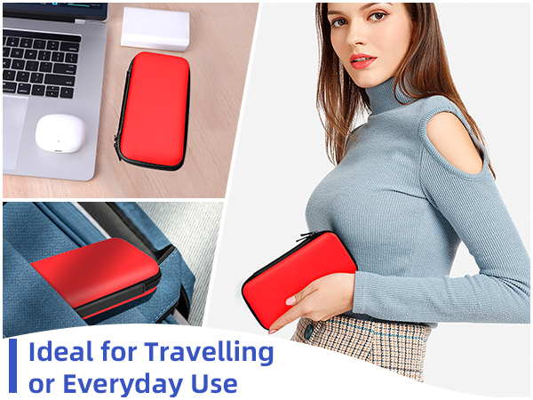 travel essentials airplane gadgets cord organizer travel accessories tech pouch