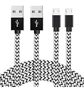 Micro USB Charger Cable,2Pack 6.6FT Designed for Old Kindle E-Readers, Paperwhite, Oasis and 2020...