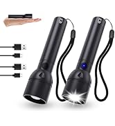 USB C Rechargeable Flashlight High Lumens -800L Super Bright Flash Light with 12H Long Life,5 Mod...