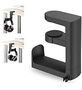 PC Gaming Headphone Hook Stand Mount,Headset Holder Hanger Under Desk,Headphone Holder with Cable...