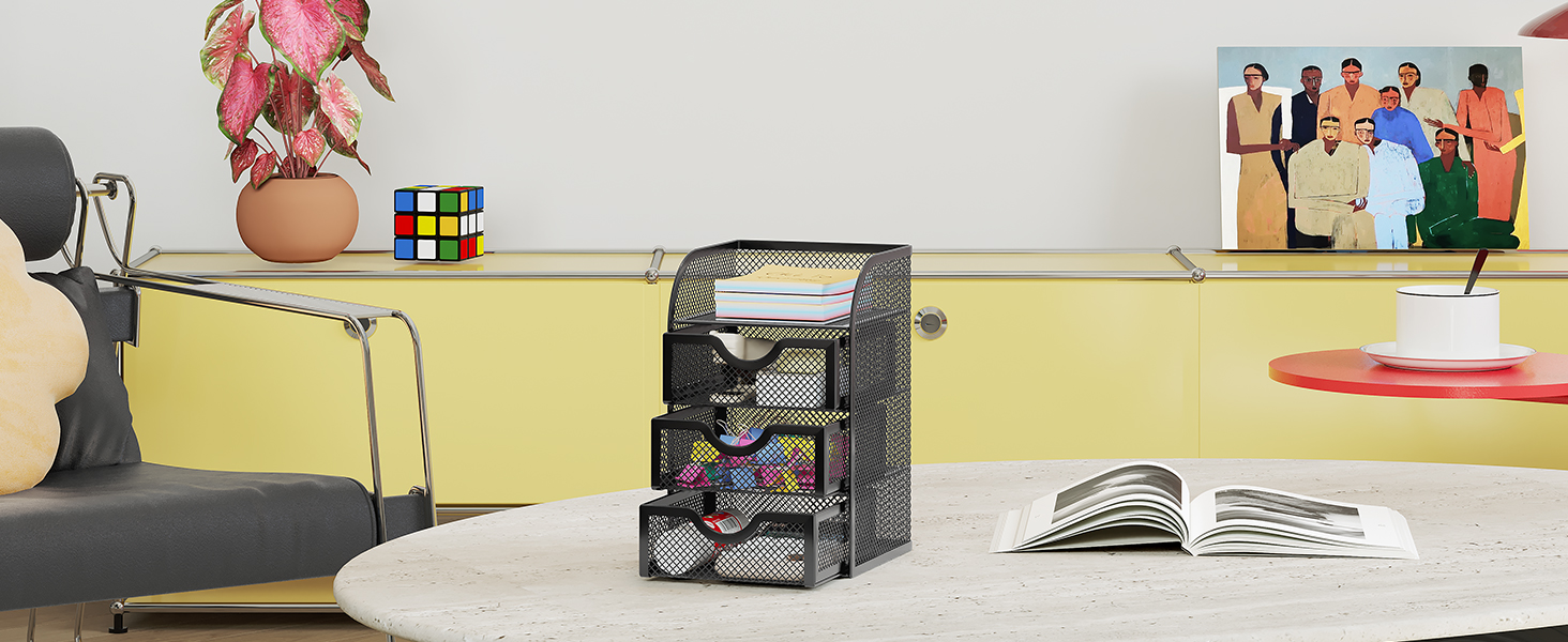 mesh desk organizer