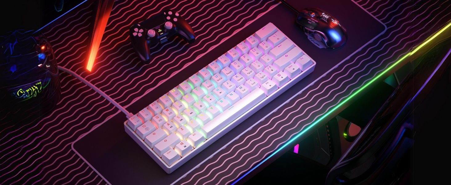 hk gaming gk61v3 v3 gk61 gaming optical keyboard mechanical hotswap fastest clavier tastatur teclado