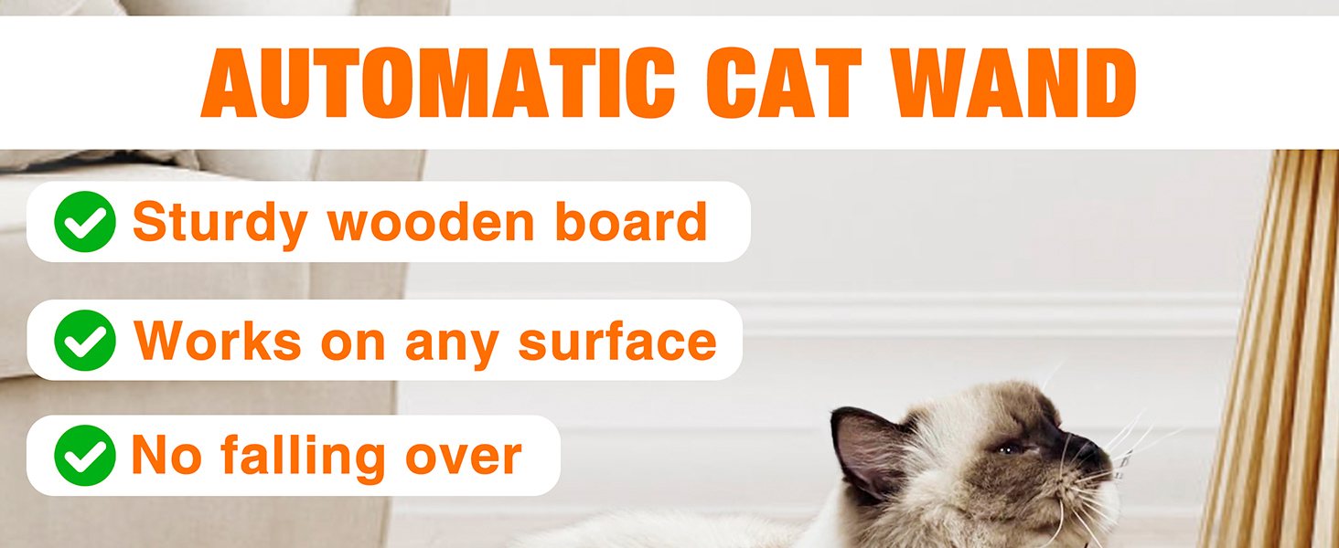 Automatic cat wand