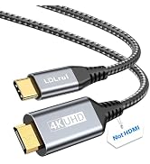 LDLrui USB C to Mini HDMI Cable 1.5FT 4K@60Hz 2K@120Hz Uni-Directional | Type-C to Mini HDMI Uni-...
