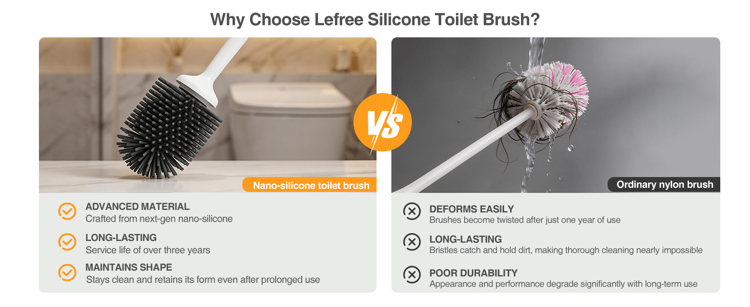 toilet brush silicone