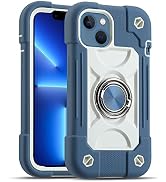 MARKILL Compatible with iPhone 14 Case/iPhone 13 Case 6.1 Inch with Built-in 360°Rotating Ring St...