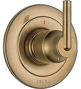 Delta Faucet Trinsic 3-Setting Shower Handle Diverter Trim Kit, Diverter Valve Trim Kit Gold, 3 W...