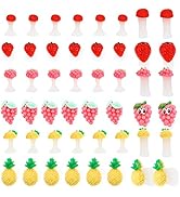 Uonlytech 24pcs Silicone Toe Separators Fruit Toe Separator Toe Nail Separators Toes Dividers Ped...