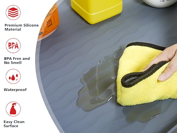 under sink mat for clean