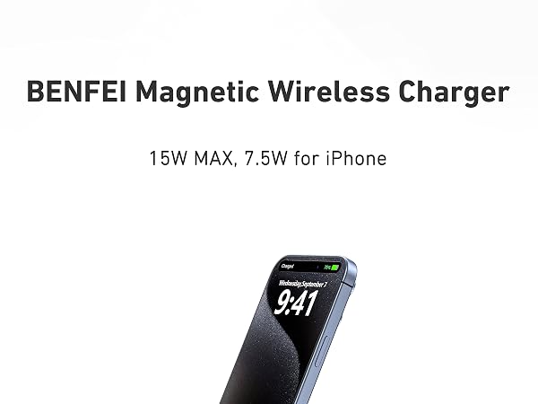 BENFEI Magnetic Wireless Charger 15w